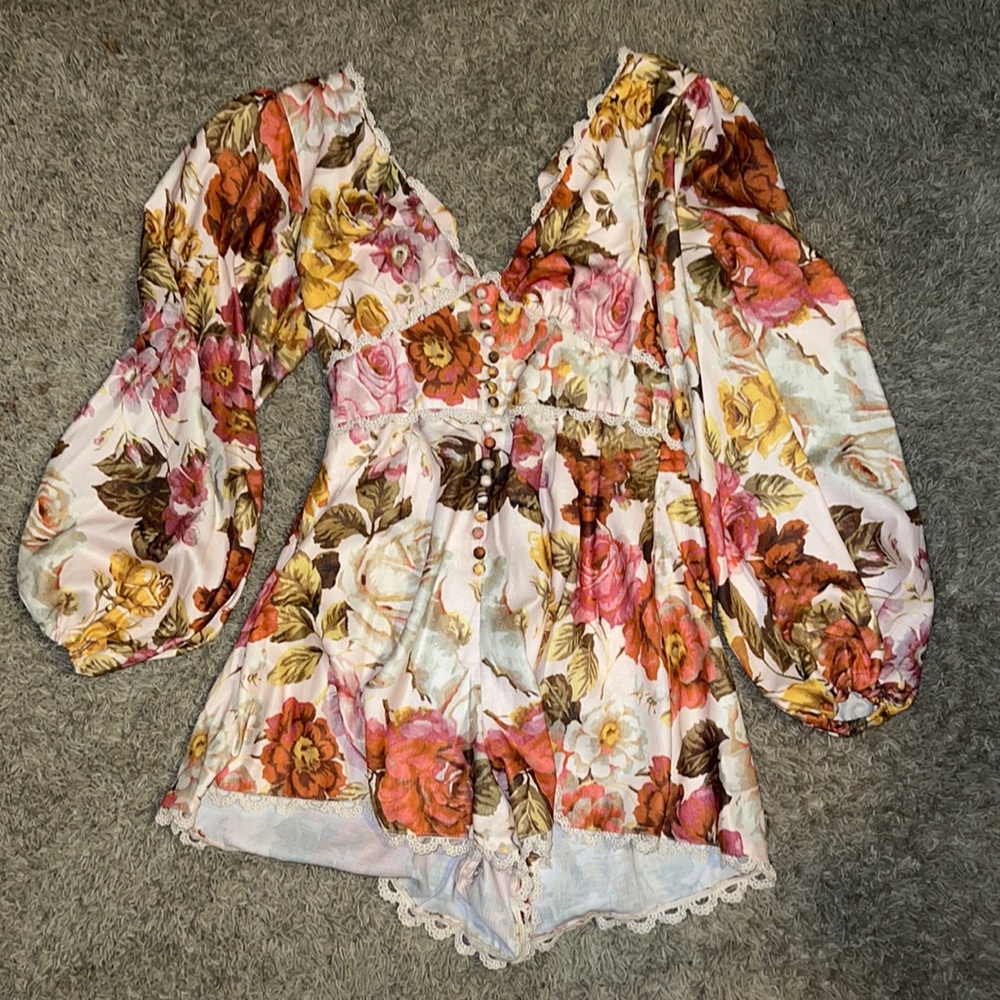 Red Dress Boutique Floral Jumpsuit